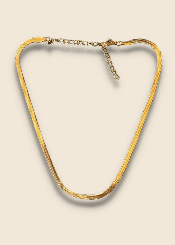 Jude Flat Snake Necklace