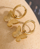 Iggy Gold Butterfly Earrings